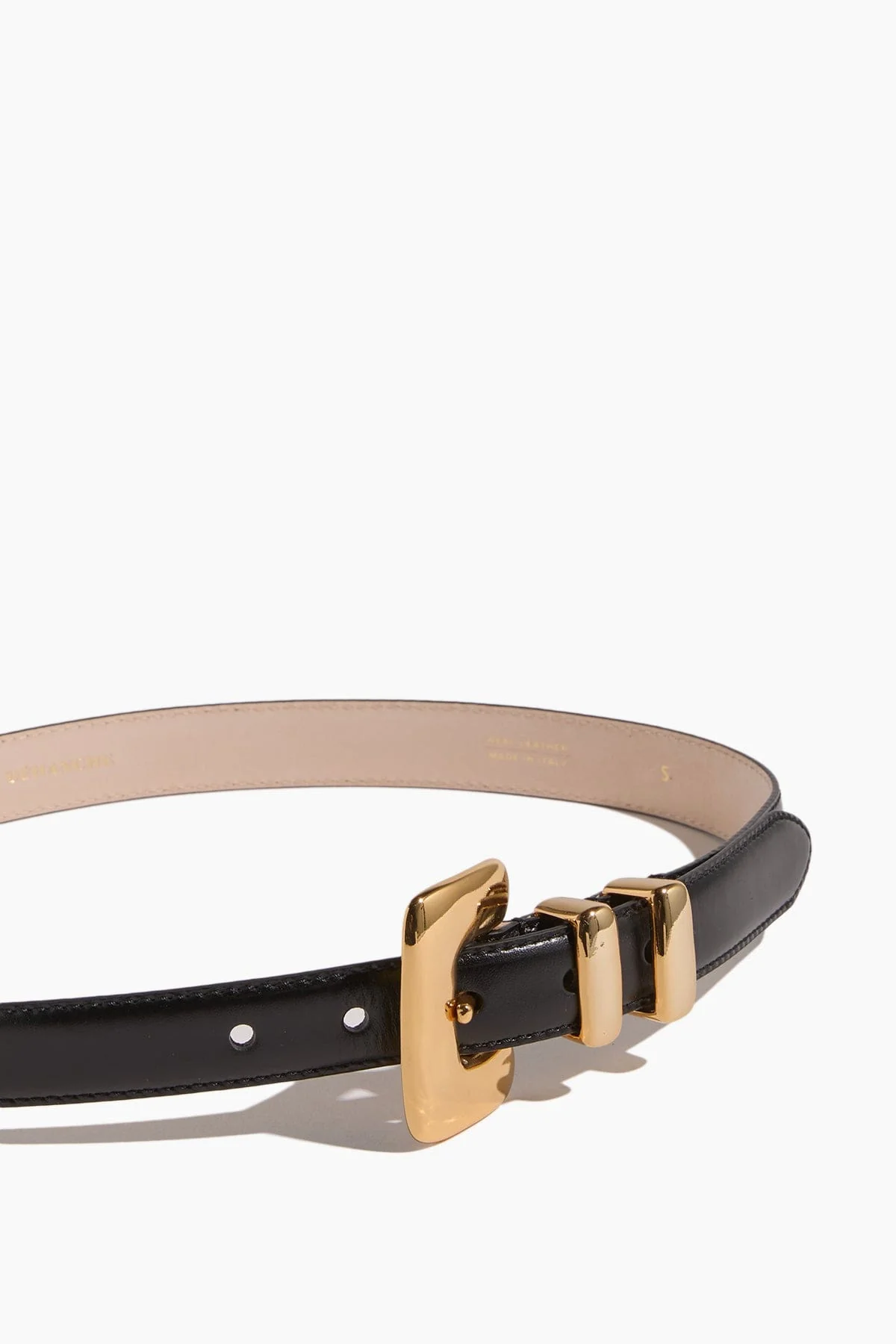 Tetra Belt in Black/Gold - Image 3