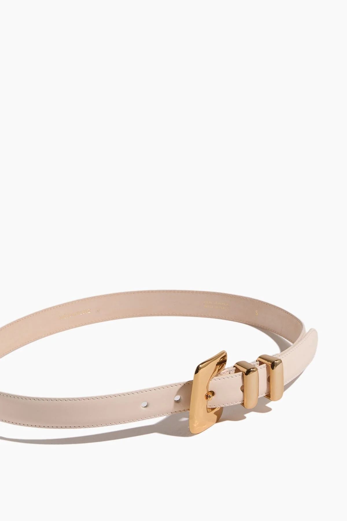 Tetra Belt in Ivory/Gold - Image 3