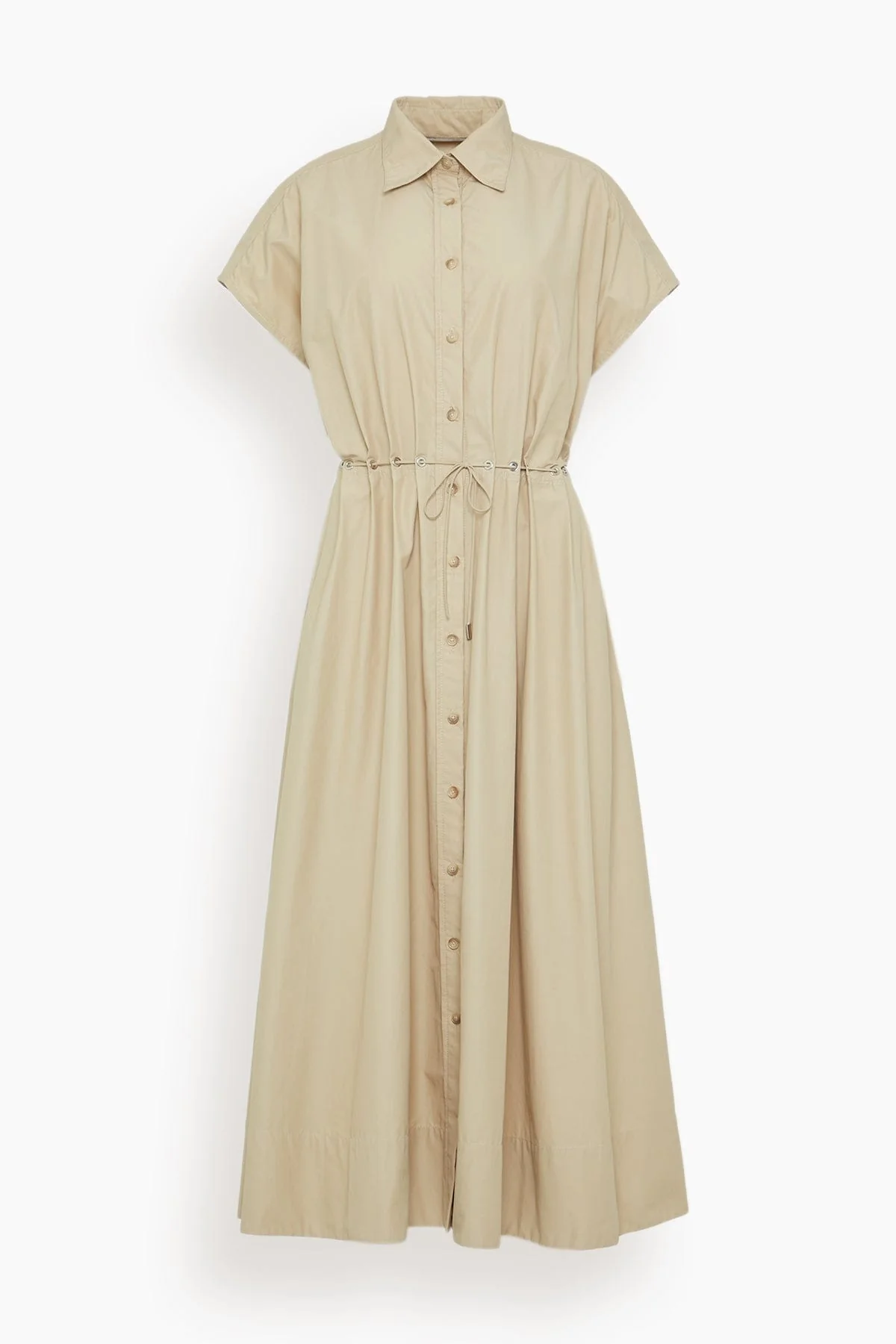 The Blake Short Sleeve Shirtdress in Dune