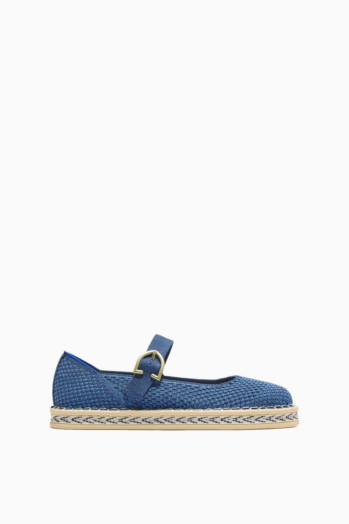 The Espadrille Mary Jane in Blue Breeze