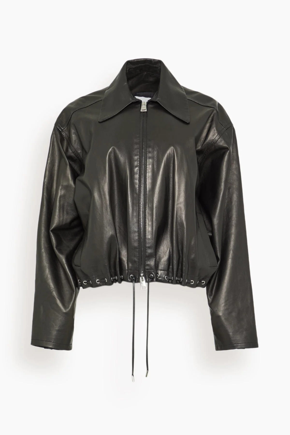 The Leland Leather Jacket in Black