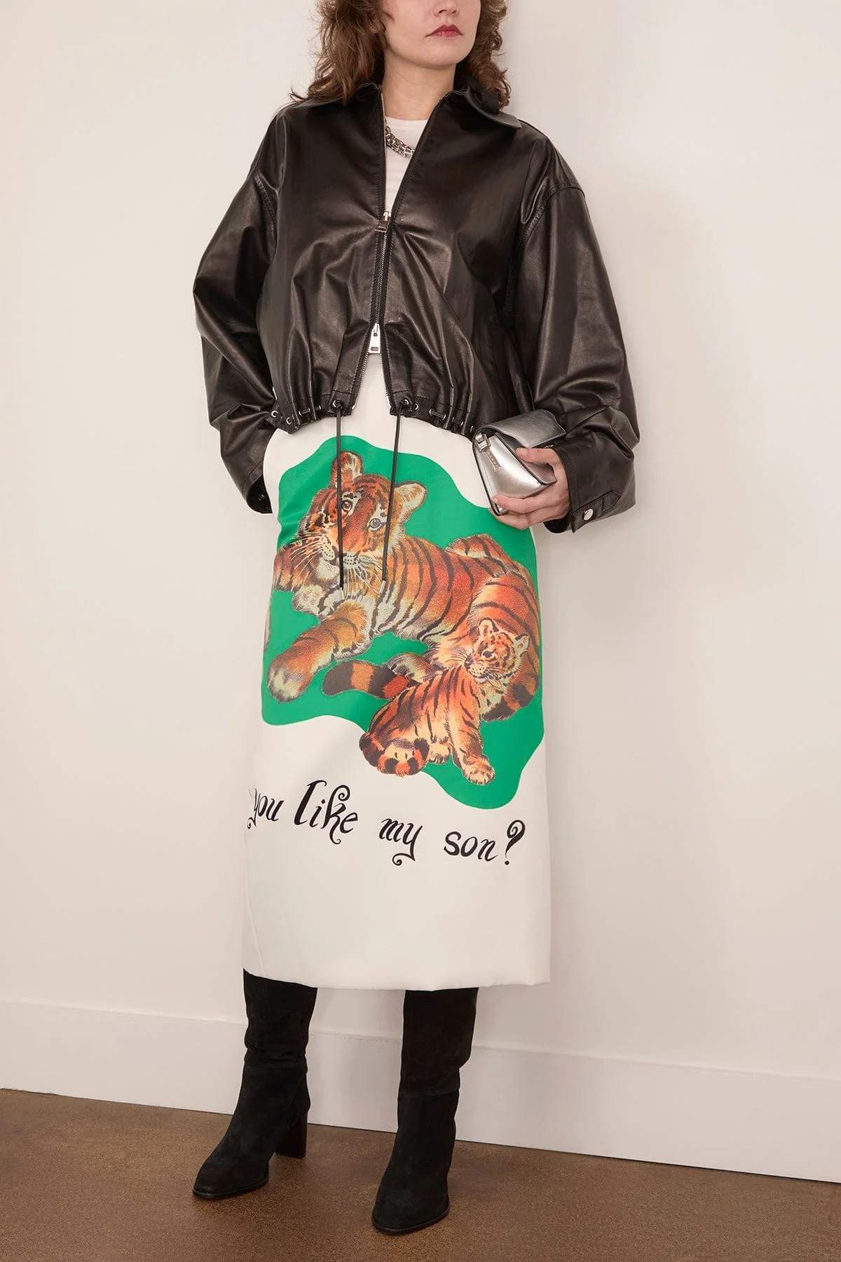 The Leland Leather Jacket in Black - Image 2