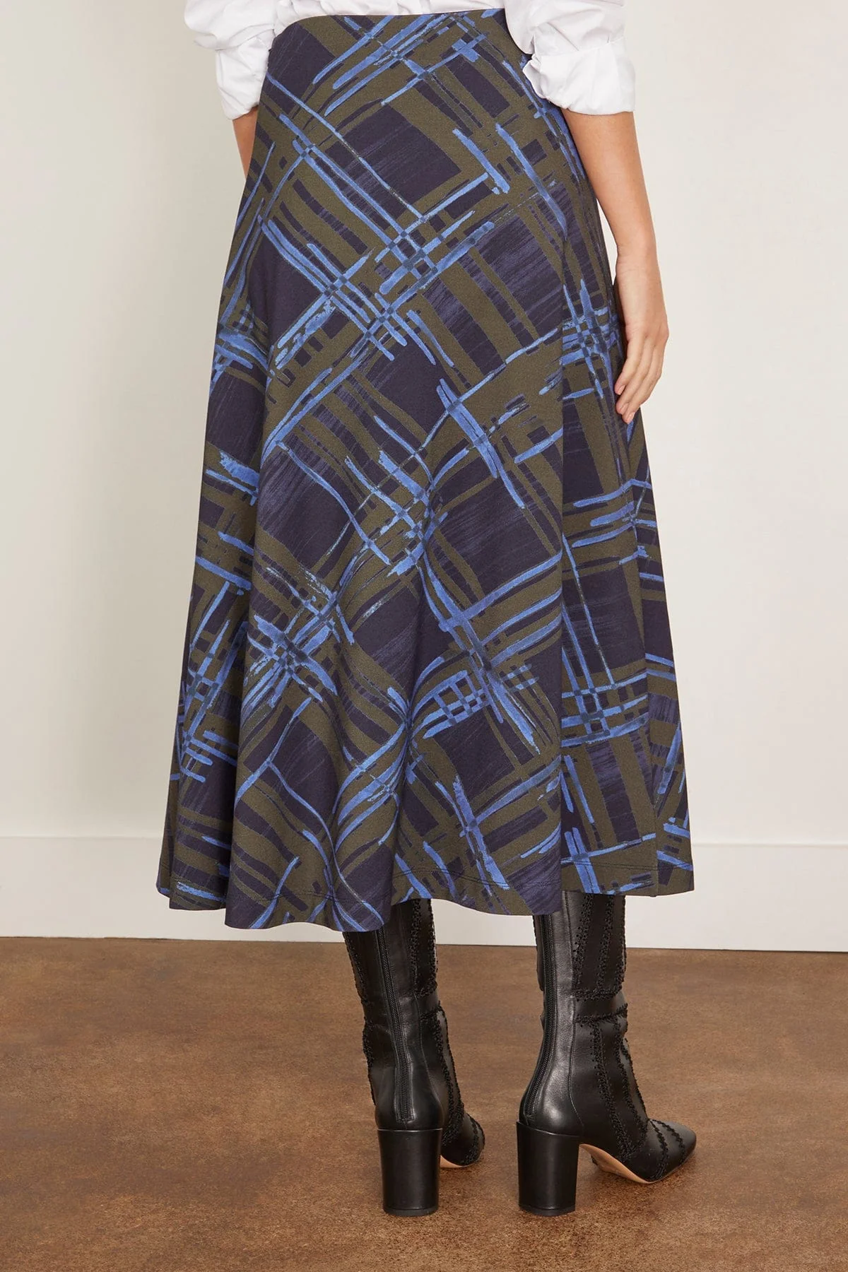 Thea Skirt in Maritime Blue/Army Multi - Image 4