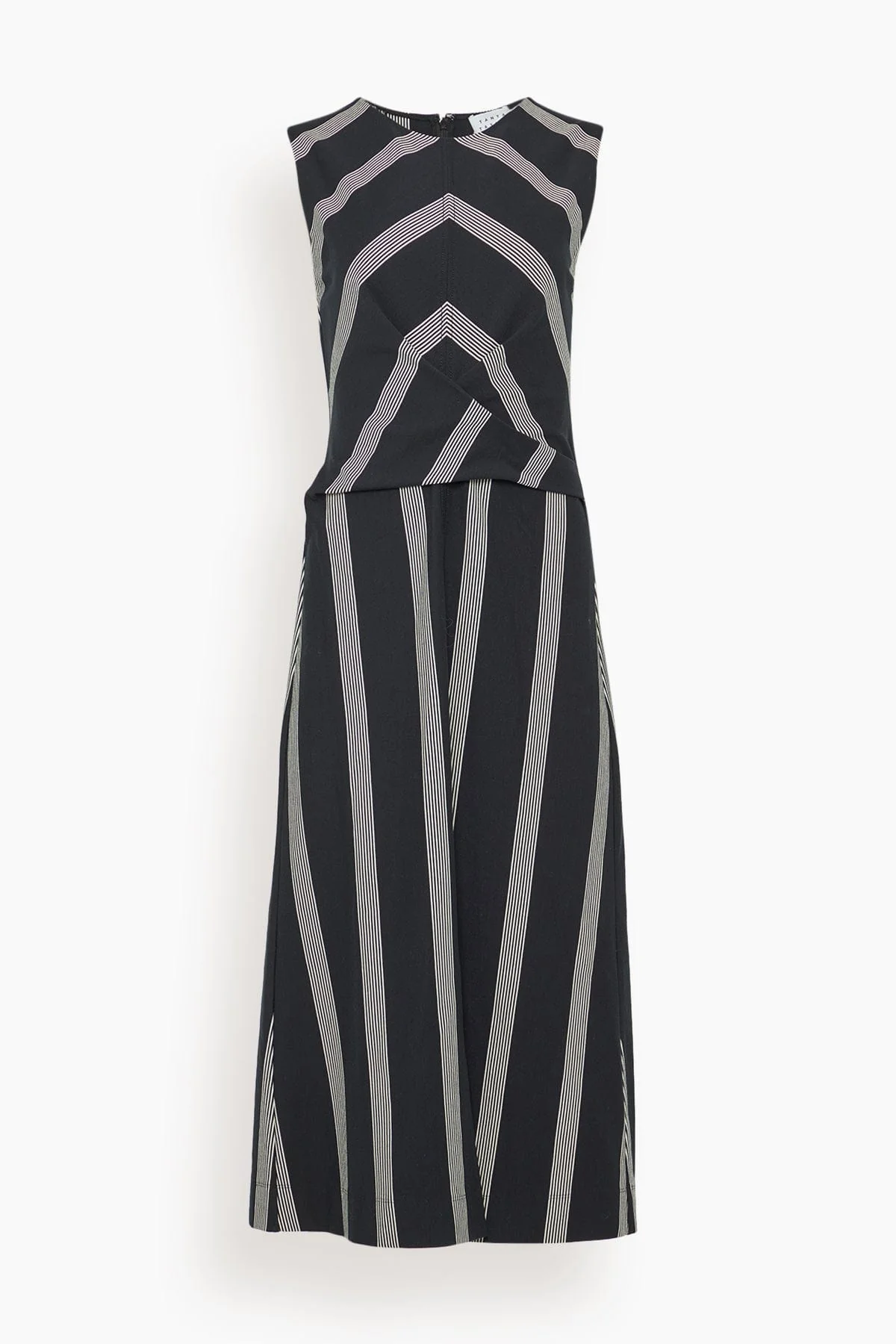Theo Dress in Black/Cream