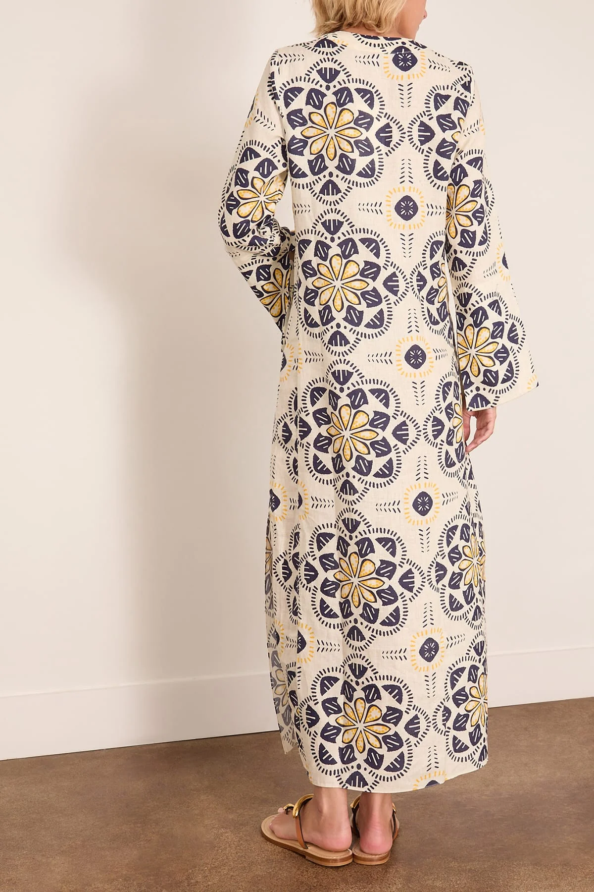 Theodora Column Dress in Adey Soleil - Image 4
