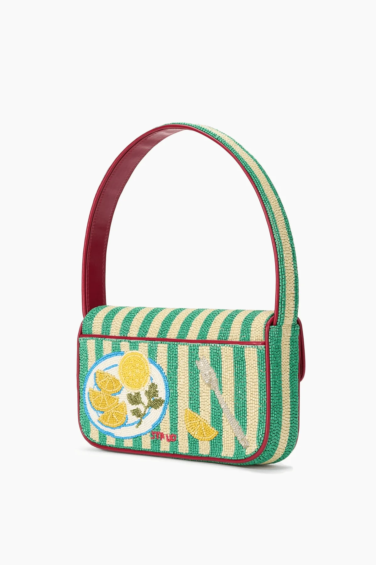 Tommy Beaded Bag in Summer Lobster - Image 3
