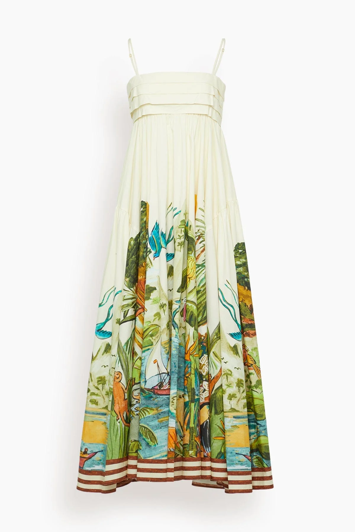 Toucan Tango Midi Dress in Multi