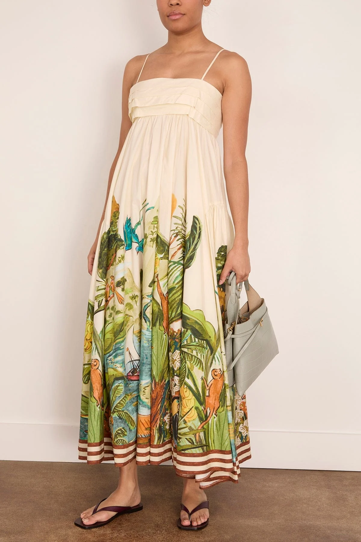Toucan Tango Midi Dress in Multi - Image 2