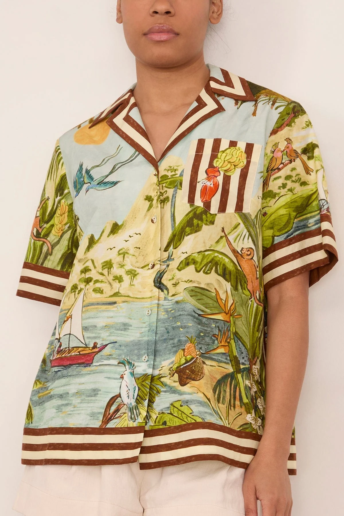Toucan Tango Shirt in Multi - Image 3