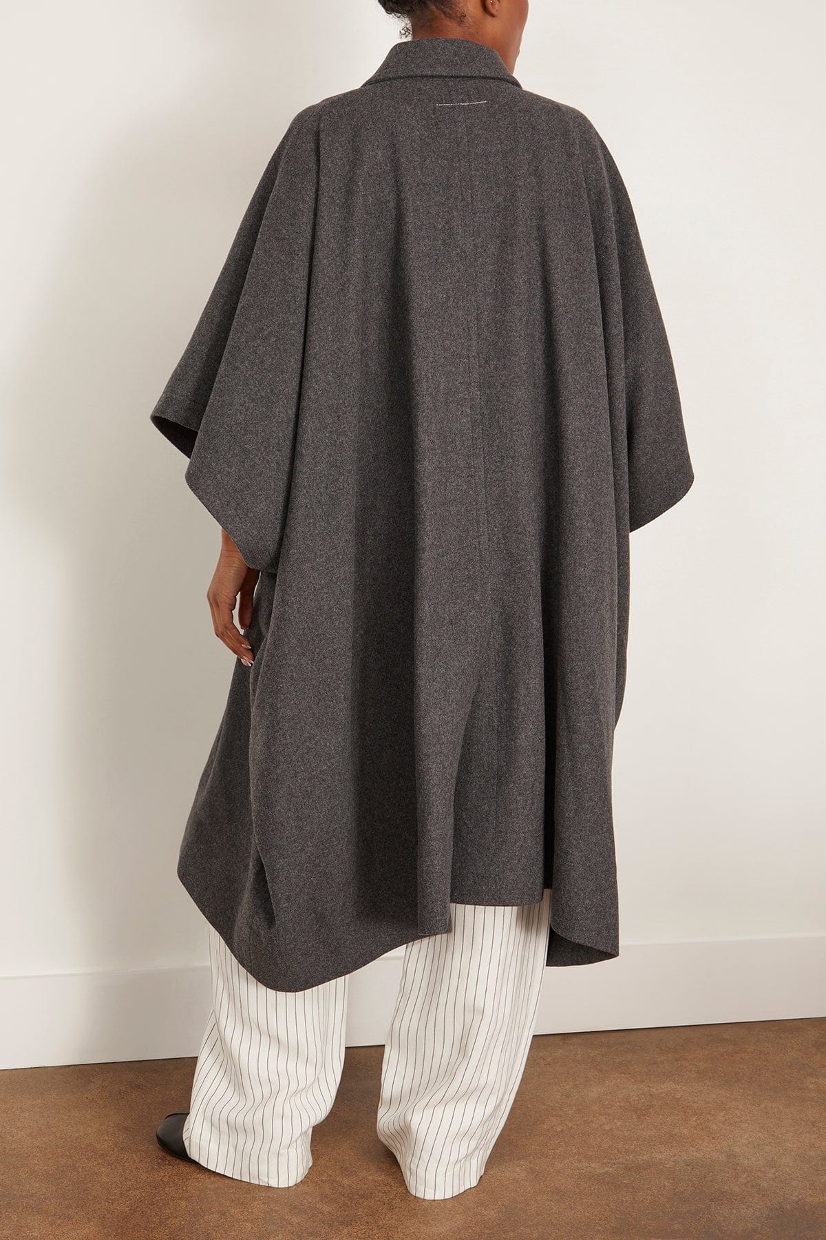 Trench Coat in Dark Melange - Image 4