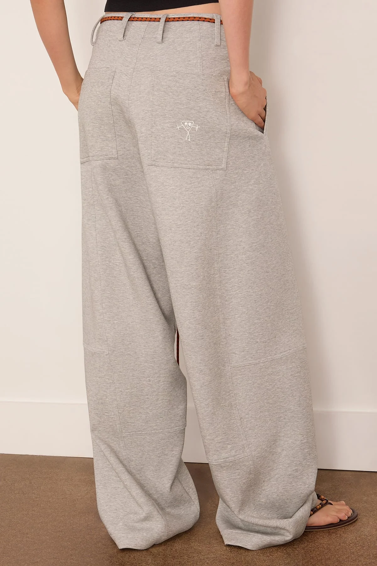 Trouser in Granite Grey Melange - Image 4