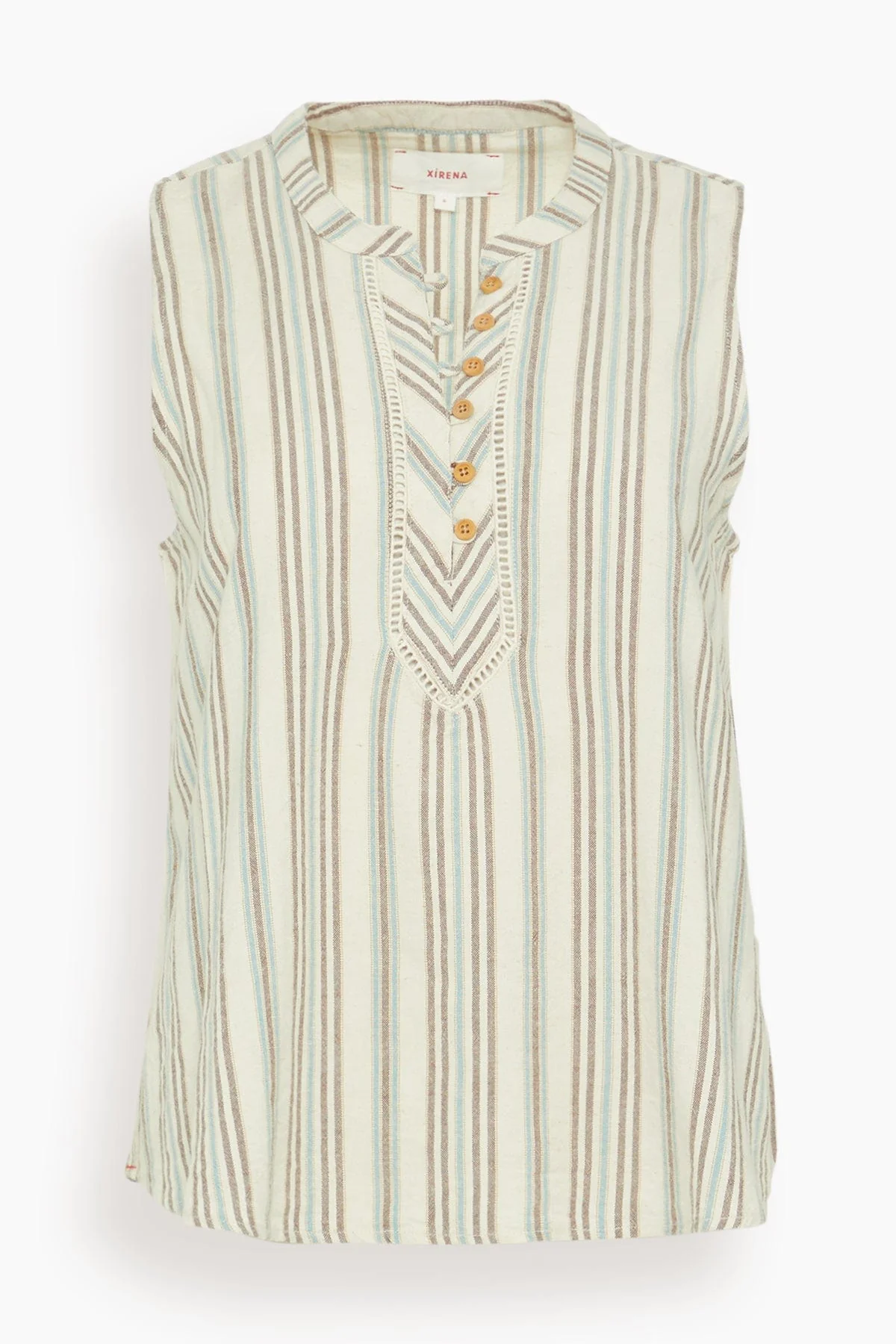 Twyla Top in Ivory Sand