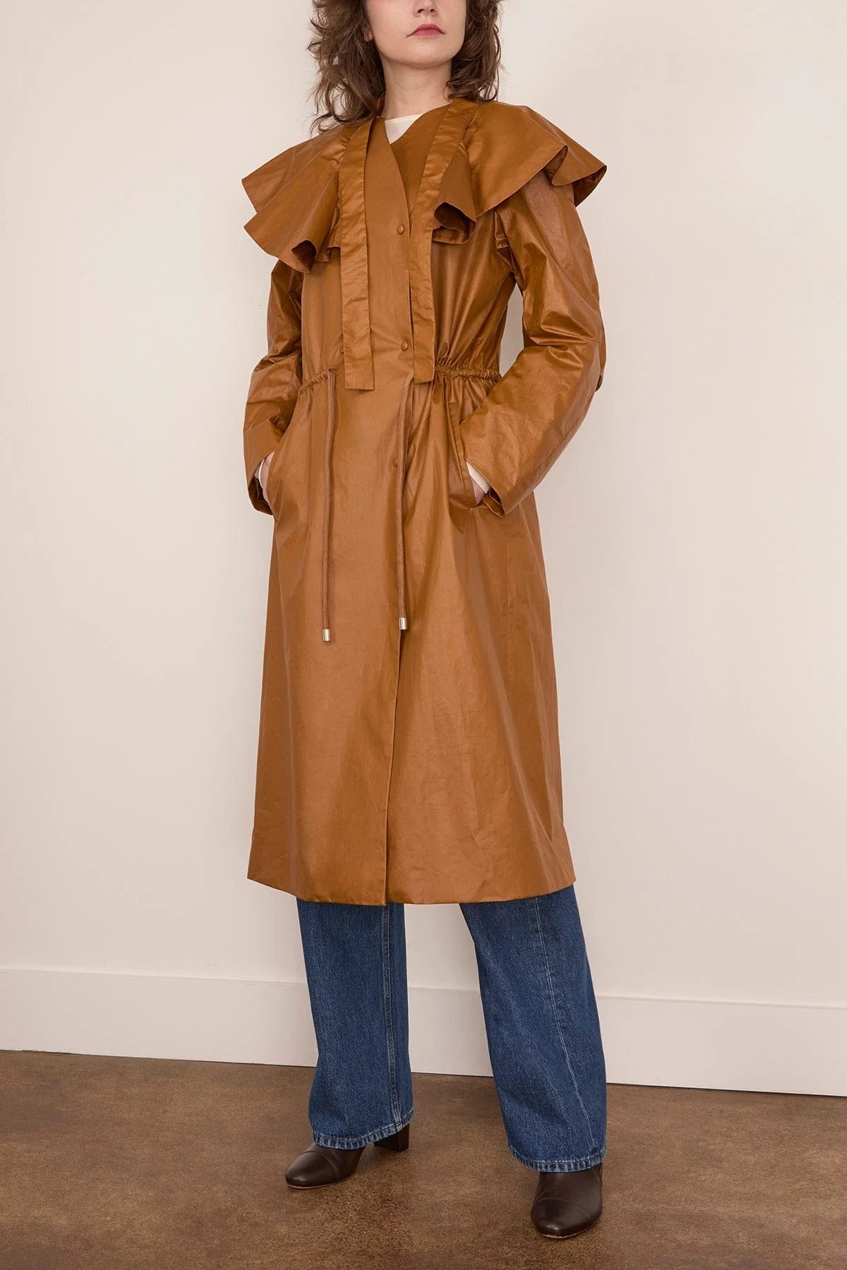 Venturer Cotton Coat in Tobacco - Image 3