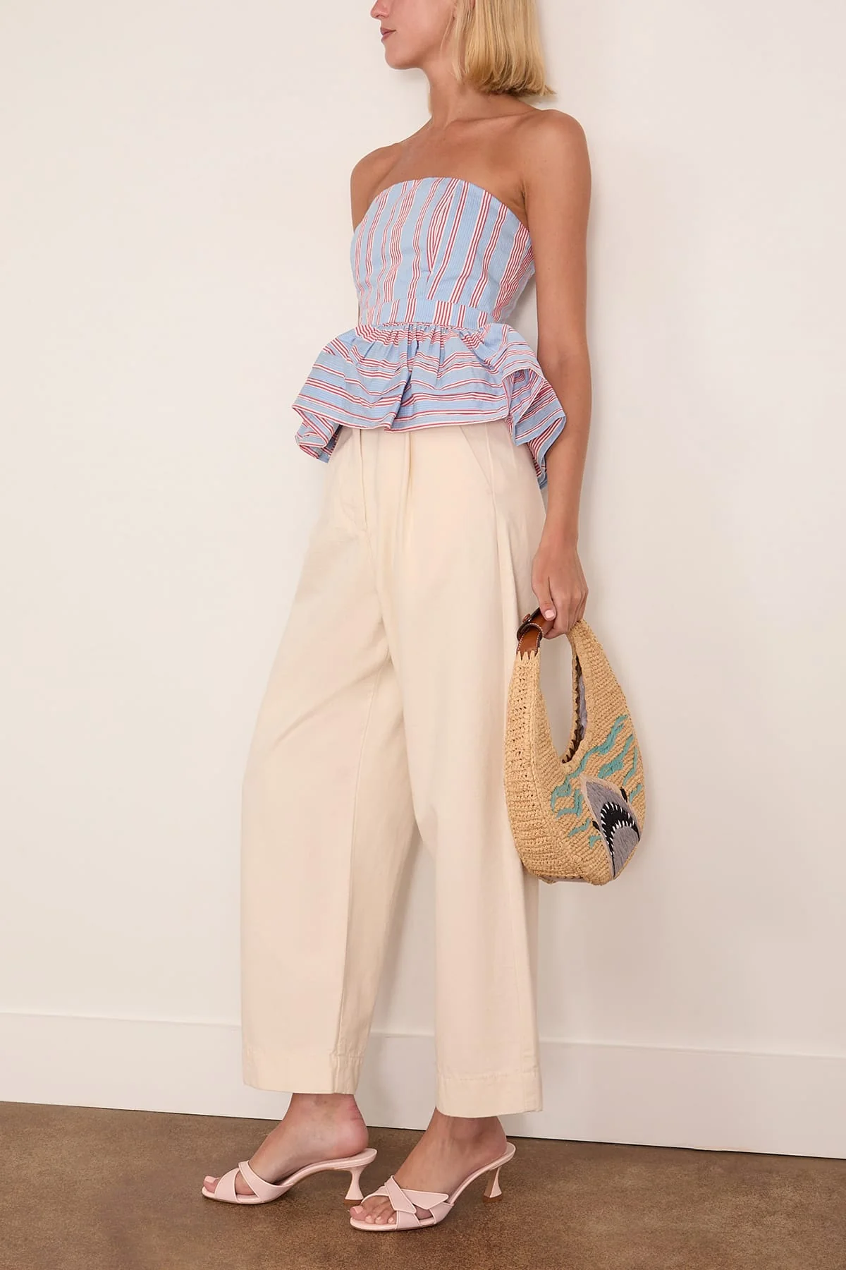 Vera Top in Seaside Stripe - Image 2