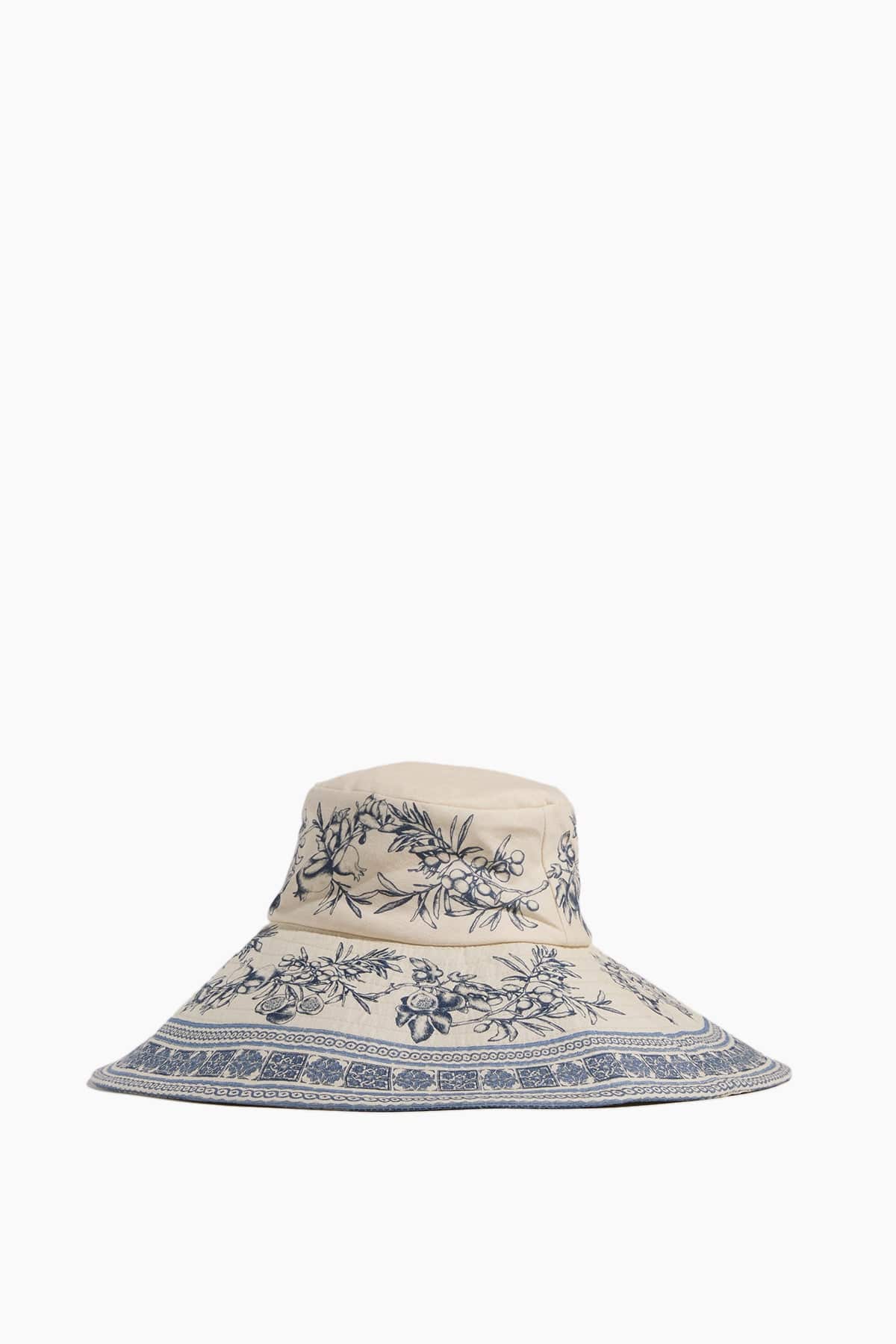 Villa Romantica Wide Brim Sunhat in Cream - Image 3