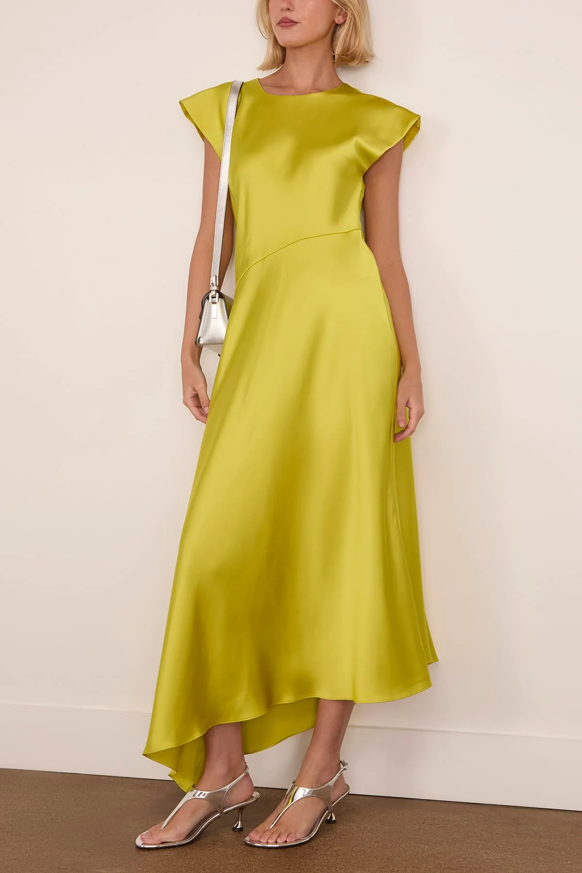 Violeta Dress in Chartreuse - Image 2