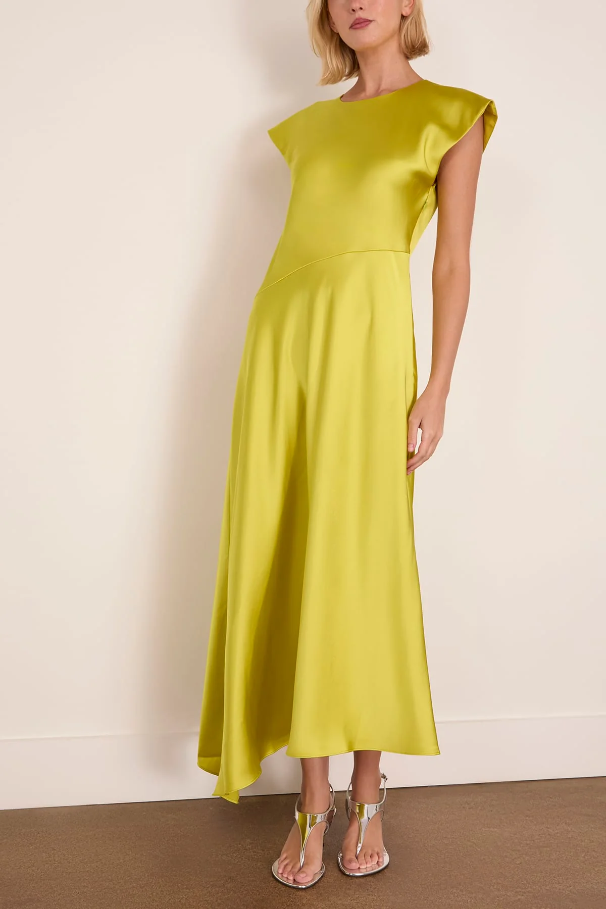 Violeta Dress in Chartreuse - Image 3