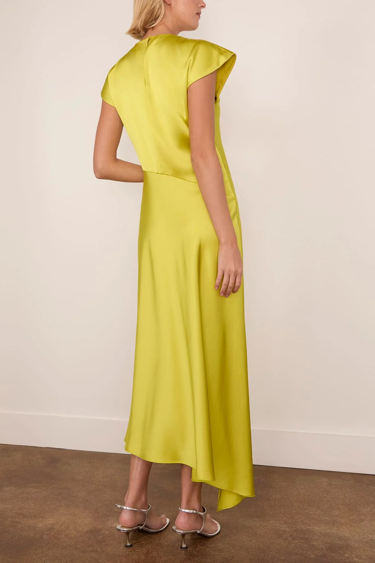 Violeta Dress in Chartreuse - Image 4