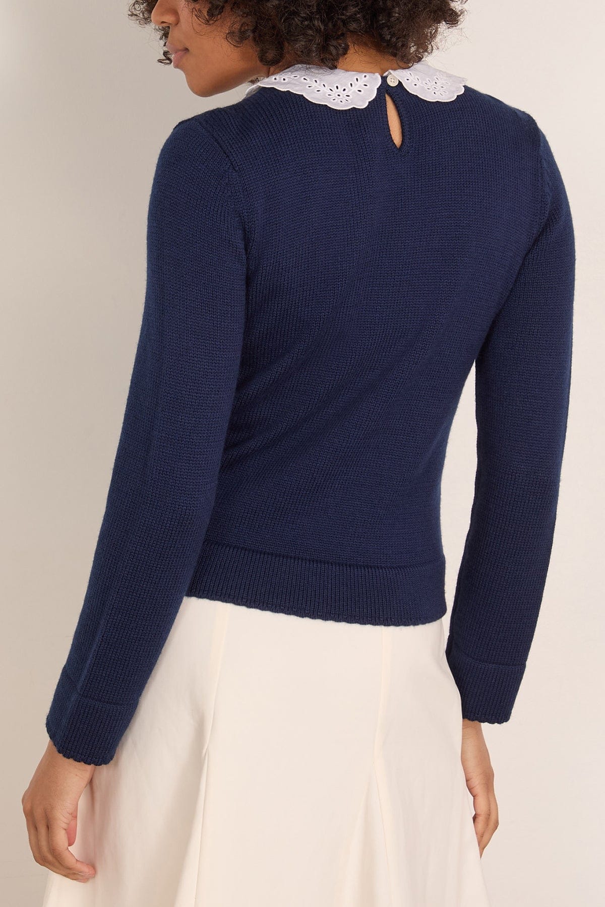 Violette Sweater in Navy - Image 4