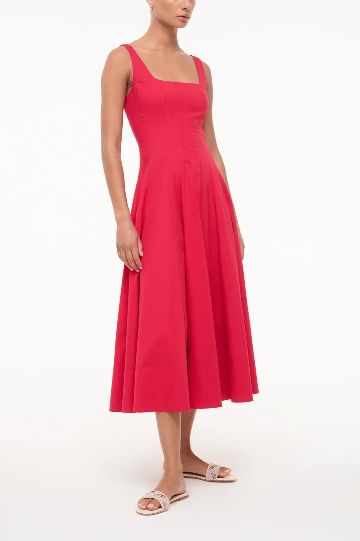 Wells Dress in Cherry - Image 3