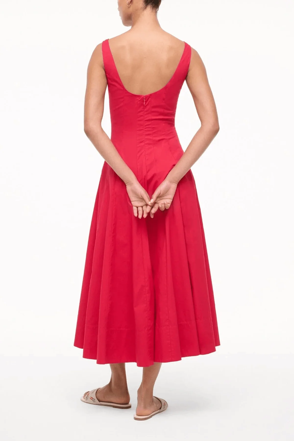 Wells Dress in Cherry - Image 4