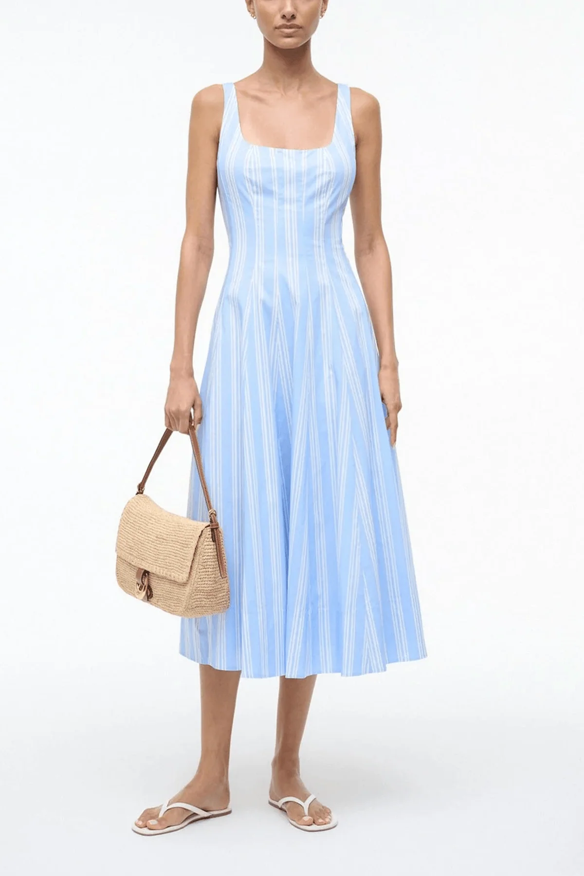 Wells Dress in Ventura Stripe - Image 2