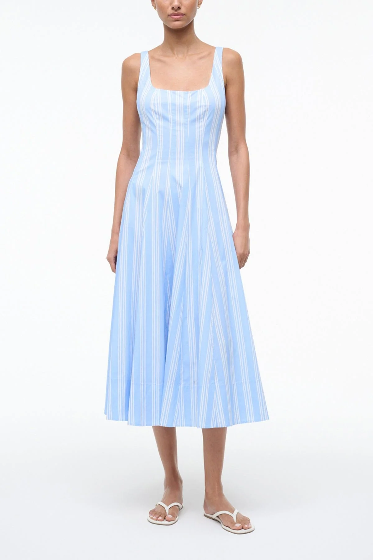 Wells Dress in Ventura Stripe - Image 3