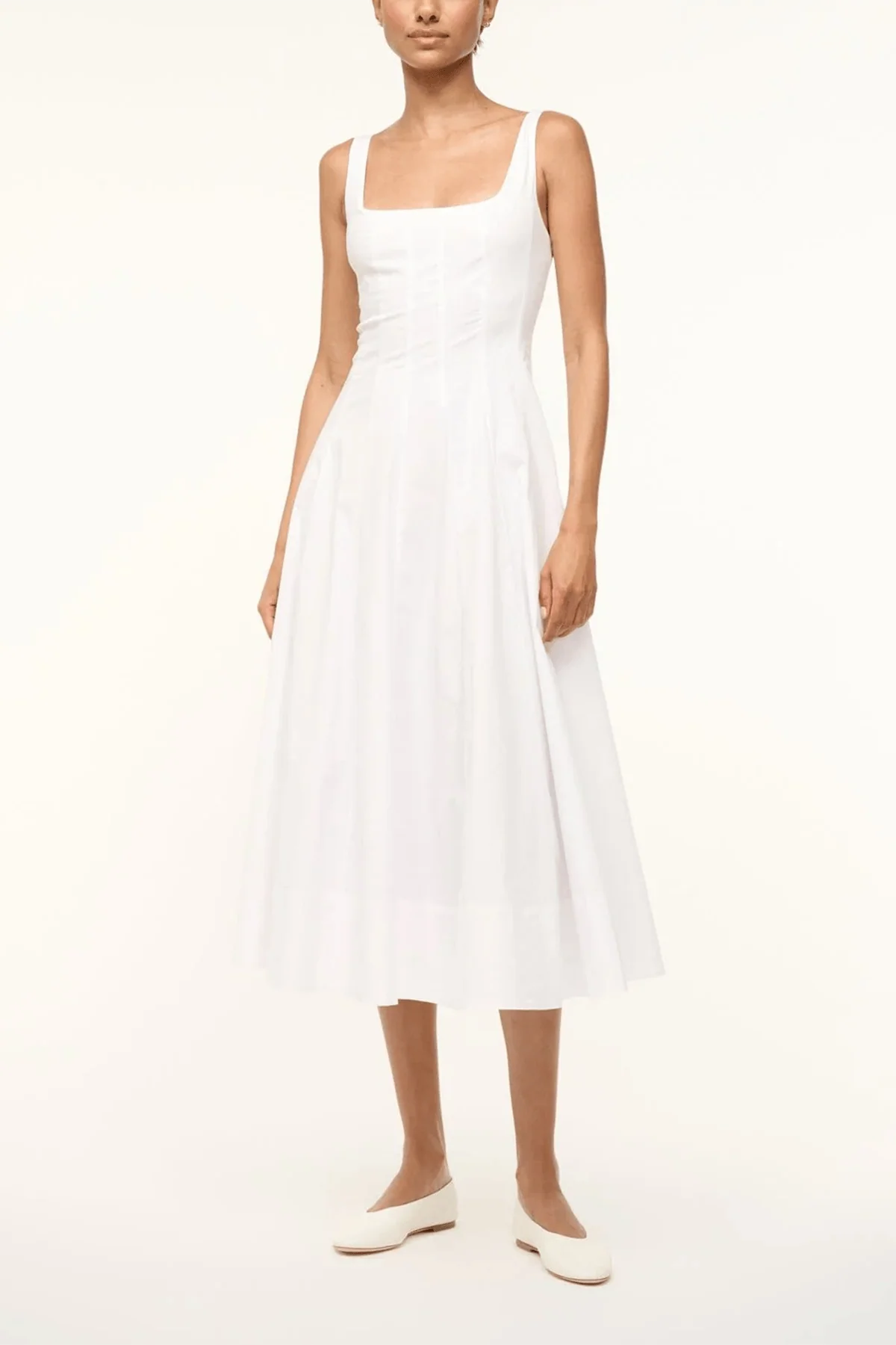 Wells Dress in White - Image 2