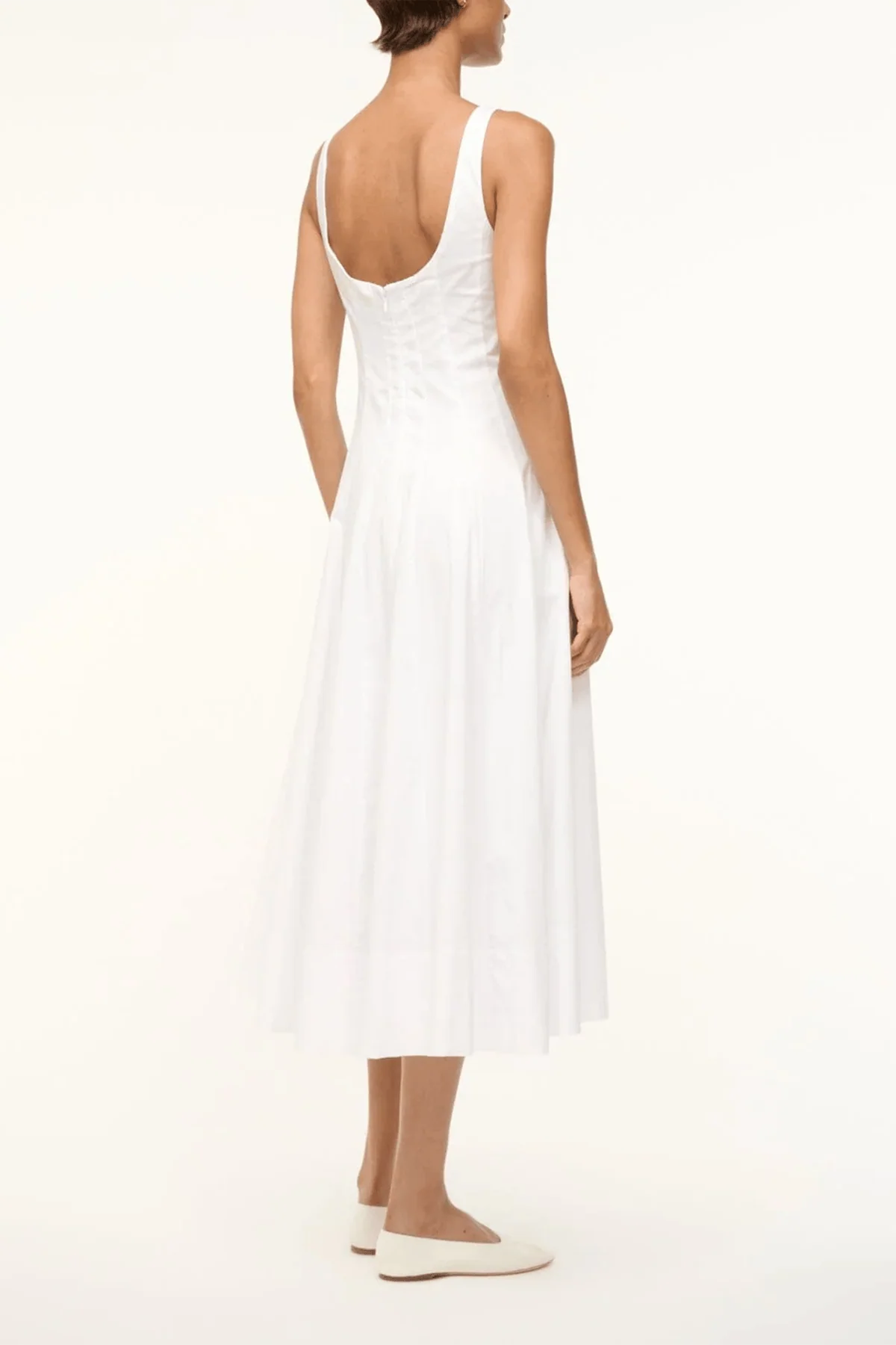 Wells Dress in White - Image 4