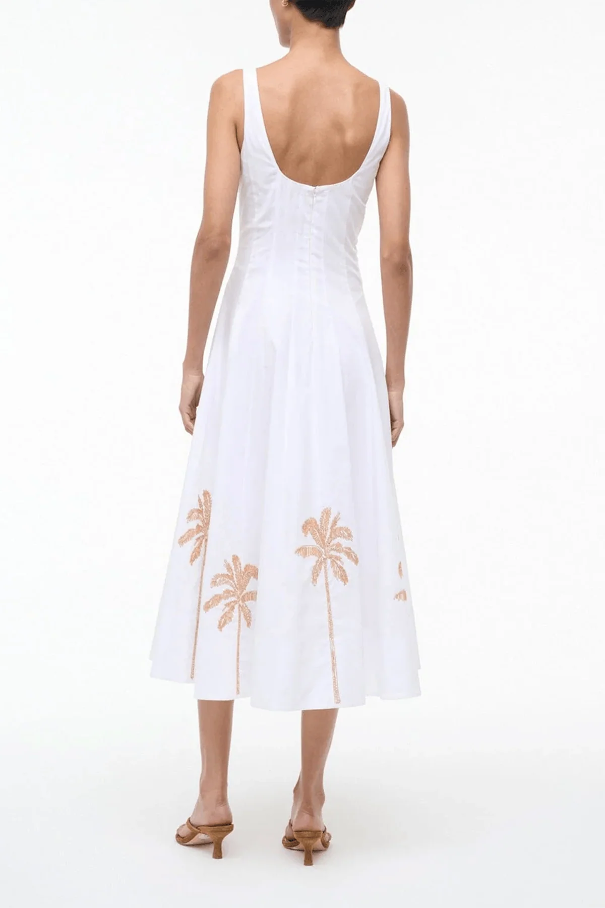 Wells Dress in White Embroidery - Image 4