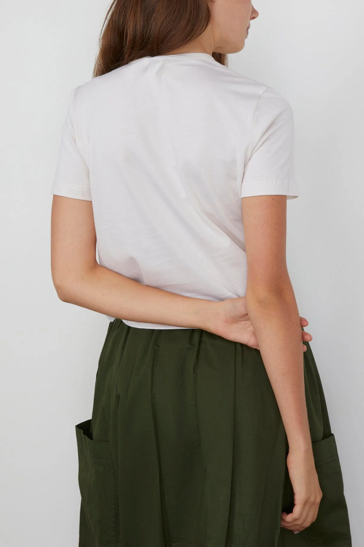 Willow Short Sleeve Tee in Chalk - Image 4