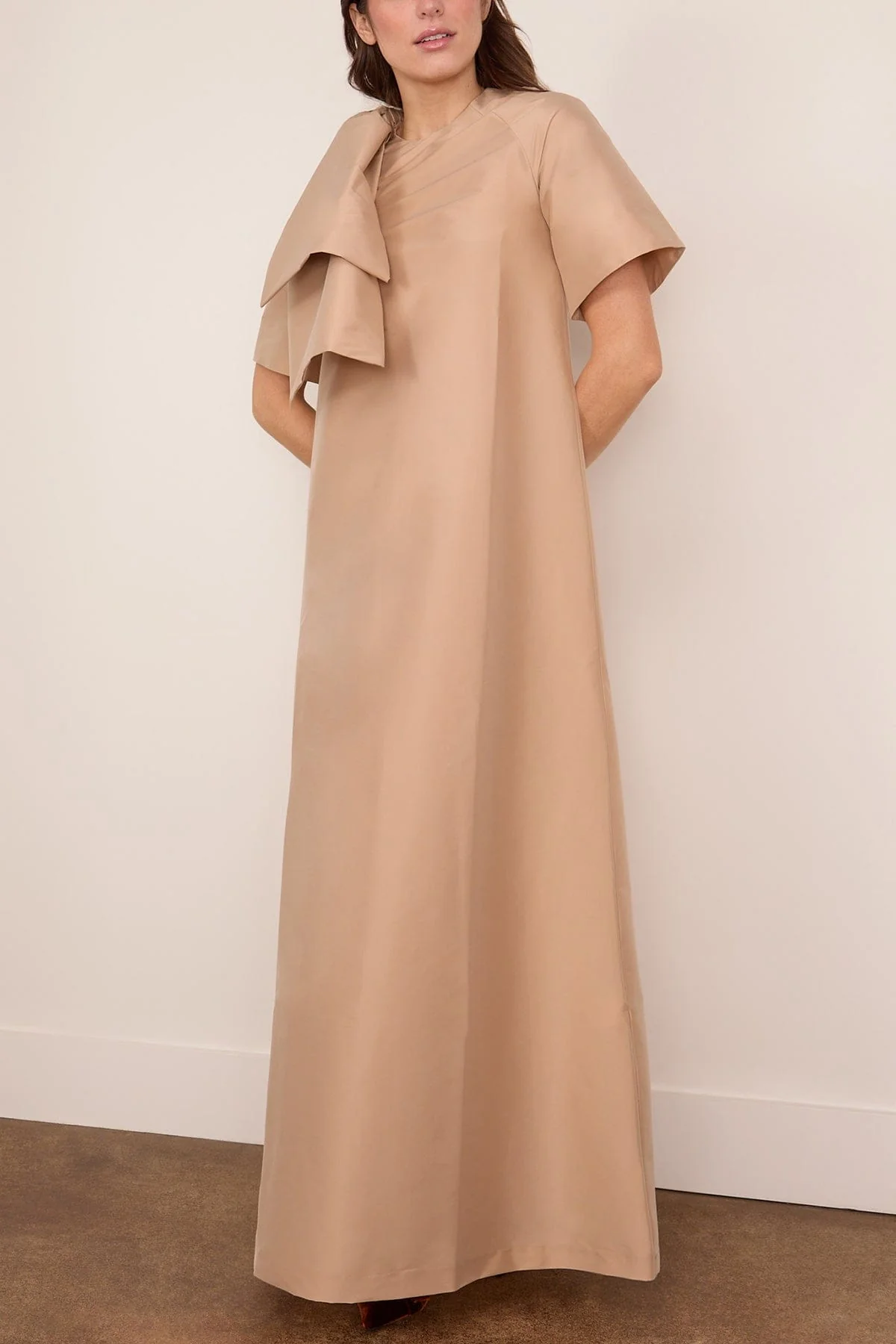 Winona Dress in Beige - Image 3