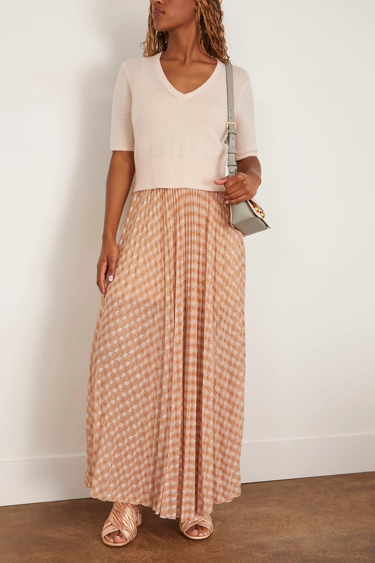 Wool Cashmere Sweater in Peonia - Image 2