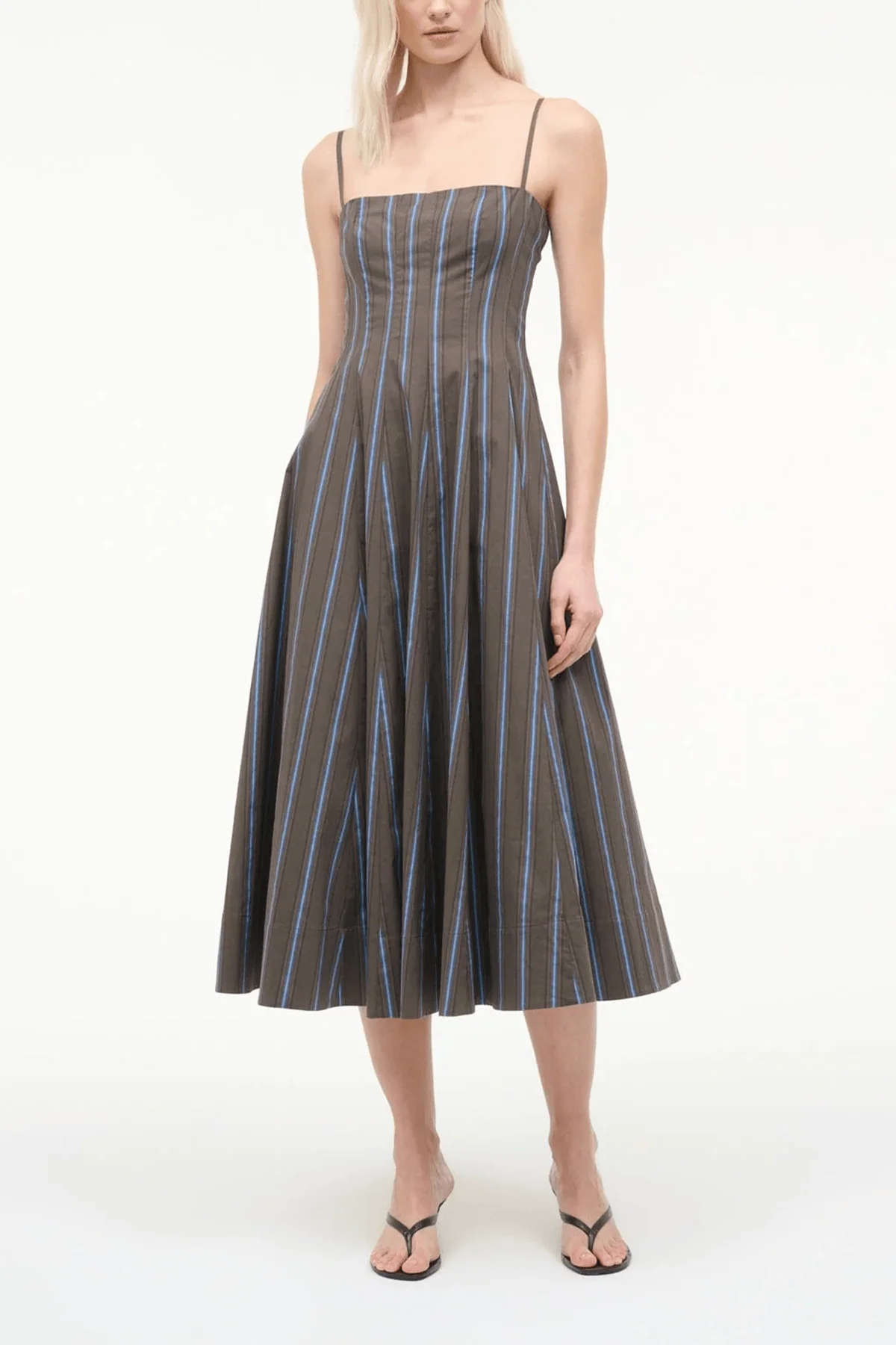 Wylie Dress in Huntington Stripe - Image 2