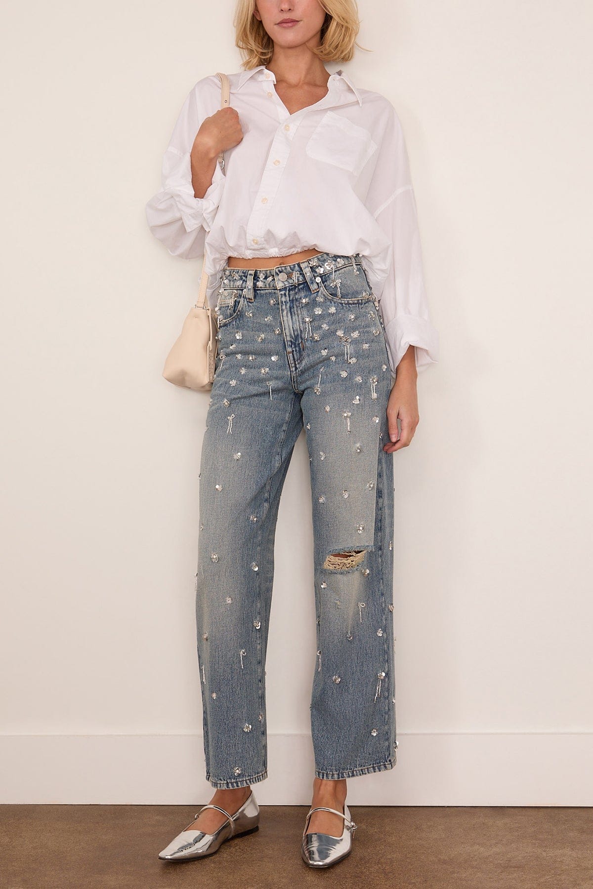 Zealand Embellished Pant in Hollywood - Image 2