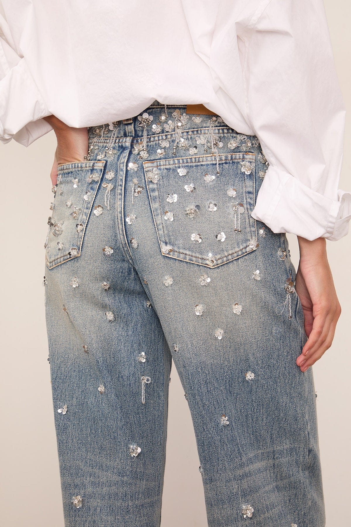 Zealand Embellished Pant in Hollywood - Image 5