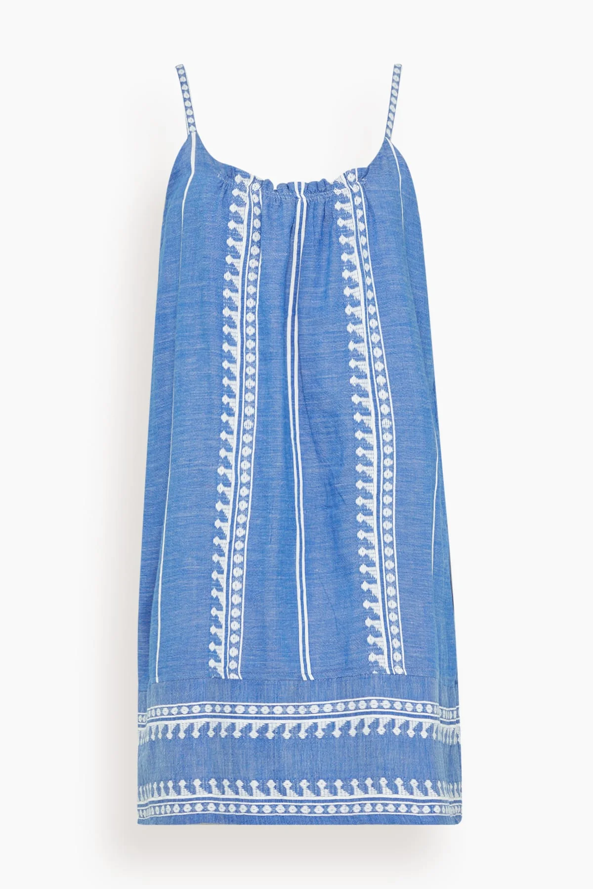 Zina Swing Dress in Tebibi Blue