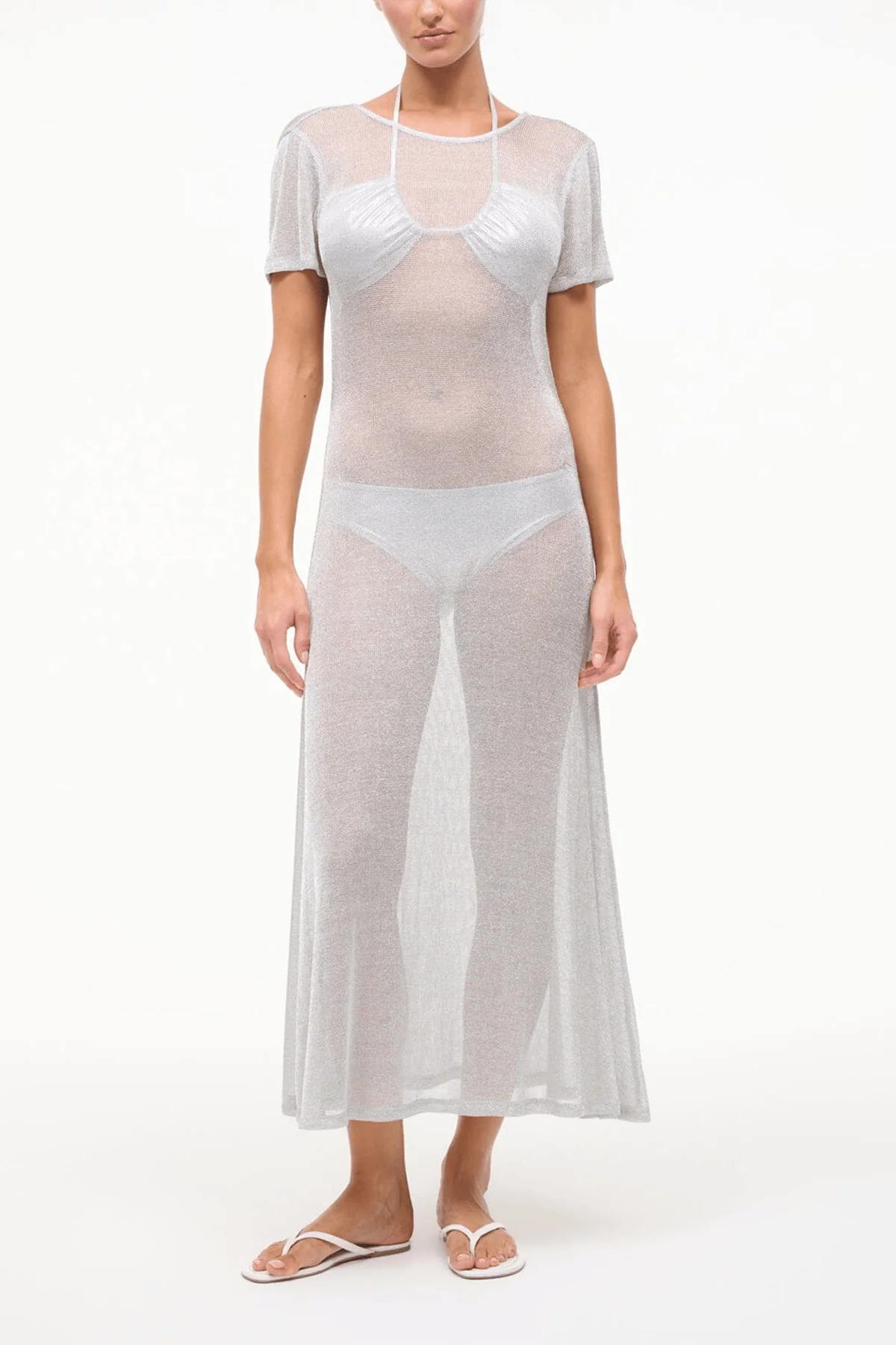 Zinc Dress in Silver - Image 2
